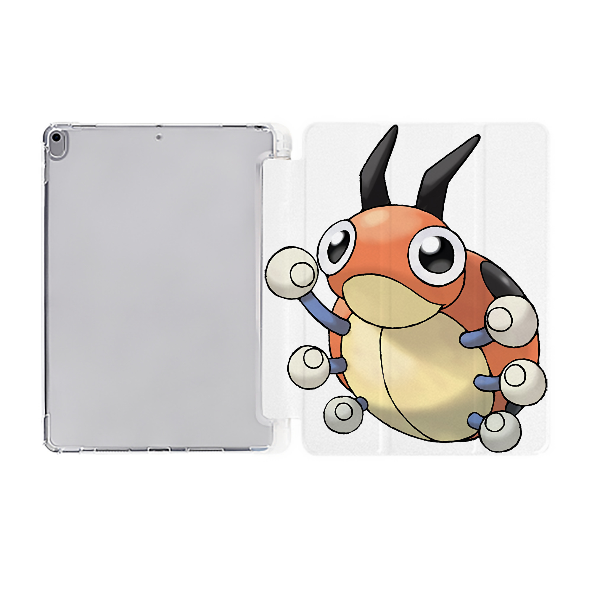 （画像用） ポケットモンスター Pokémon IPad ケース ペン収納付き 三つ折りスタンド PUレザー×シリコン 対応機種9.5/10.5/10.9インチ